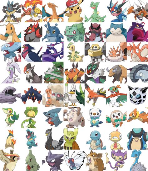 all pokemon ash owned